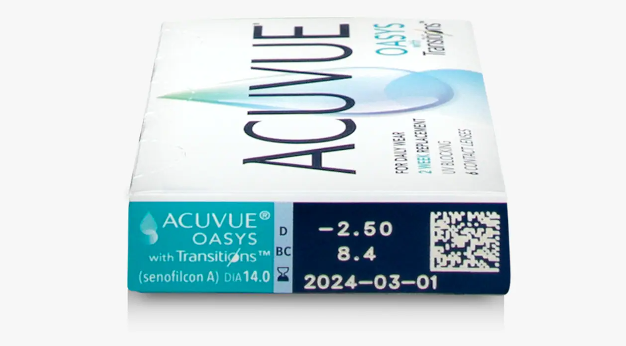 Acuvue Oasys with Transitions 25 Pack Johnson & Johnson