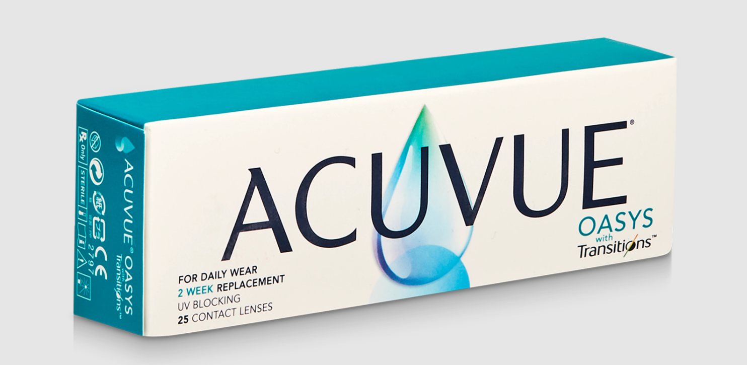 Acuvue Oasys with Transitions 25 Pack Johnson & Johnson