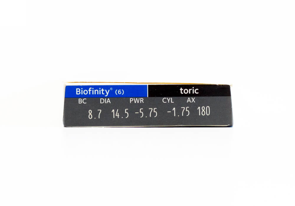 Biofinity Toric CooperVision